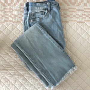 Harper Heritage light wash flare jeans